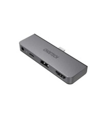 HUB USB type C - 1x HDMI + 1x USB 2.0 + USB type C PD 60W+ 1x Jack