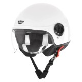 Casca De Protectie Pentru Scutere, Culoare Alba, Marime M, Hecht51631M
