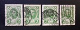 Imperiul Rus 1913 - Set de 4 Timbre Clasice &bdquo;Tricentenarul Dinastiei Romanov - 2 Kopeici (Țarul Alexandru al II-lea)&rdquo; -PV1