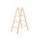 Scara lemn, 2 tronsoane, 4 trepte, carlig pentru galeata, max 150 kg, 1.32 m, Strend Pro