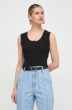 Silvian Heach top femei, culoarea negru