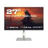 JAPANNEXT Monitor 27" IPS 200Hz 0.5ms Full HD, Height &amp; Tilt Adjustment (HSP)