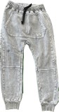 Pantaloni baiat, culoarea gri, masura 116 cm, 6 ani