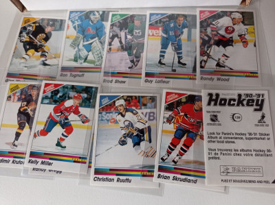 PANINI Hockey 1990-1991 - lot de 30 stickere foto