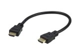 0.3M HDMI 2.0 Cable M/M 30AWG Black