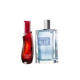 Cumpara ieftin Set parfumuri dama si barbat, Passion Dance Ea, Individual Blue 100 ml El, Avon