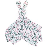 Petite&amp;Mars Hugo Bamboo Comforter jucărie de adormit Pink Meadow 1 buc