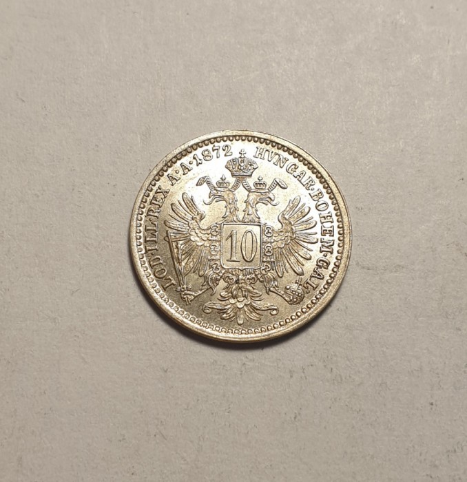 10 Kreuzer 1872 UNC