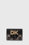 Dkny card holder culoarea negru, R42ZYE33