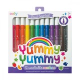 Cumpara ieftin Carioci parfumate lavabile Yummy Yummy - Set de 12, Ooly