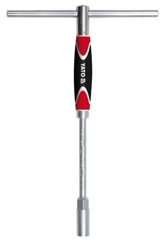 Cheie tubulara de tip T cu maner rotativ 14 mm YATO