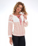 IE tricotata cu model traditional roz Onibon, L, M, S, XL, XS