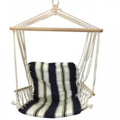 Hamac tip fotoliu Strend Pro Craig, 100 x 50 cm, maxim 150 Kg, bumbac