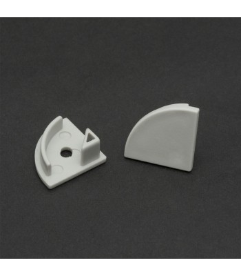 Capac terminal pentru profile aluminiu LED set 2buc Phenom foto