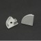 Capac terminal pentru profile aluminiu LED set 2buc Phenom