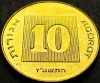 Moneda EXOTICA 10 AGOROT - ISRAEL, anul 2014 *cod 1002 = A.UNC, Asia