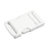 Cumpara ieftin Catarama trident din plastic pentru textile, latime 25 mm, dimensiuni 32 x 58 mm Alb, Crisalida
