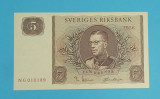 Suedia 5 Kronor 1956 &#039;Gustaf VI&#039; UNC serie: NG010189