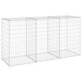 Cumpara ieftin Perete gabion cu capace, 200 x 60 x 100 cm, otel galvanizat