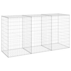 Perete gabion cu capace, 200 x 60 x 100 cm, otel galvanizat