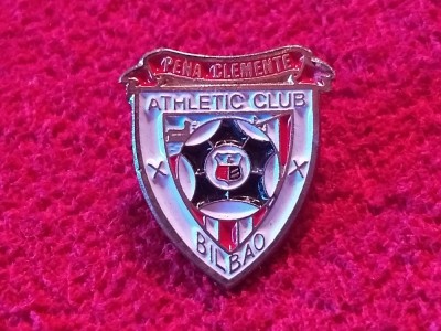 Insigna fotbal - Athletic Club Bilbao &amp;quot;Pe&amp;ntilde;a Clemente&amp;quot; (Spania) foto