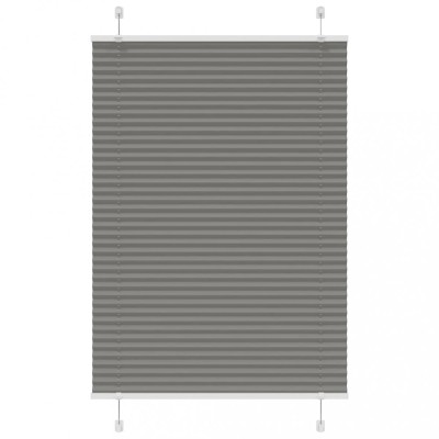 vidaXL Jaluzea plisată Antracit 100x150 cm Lățime țesătură 99,4 cm foto