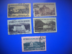 HOPCT LOT NR 383 B CASE DE ODIHNA 1954-5 TIMBRE VECHI-STAMPILAT ROMANIA foto