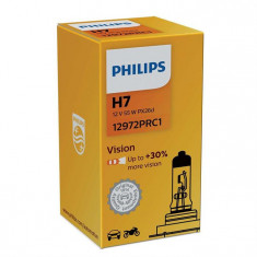 Bec halogen H7 12V 55W Philips 7410 foto