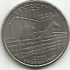 No(3) moneda- QUARTER DOLLAR 2001, Europa