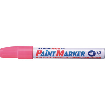 Marker Cu Vopsea Artline 400xf, Corp Metalic, Varf Rotund 2.3mm - Roz foto