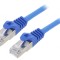 Patch Cord Ethernet Cat6 Albastru 3m RJ45