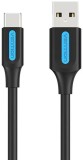 Cablu alimentare si date Vention, USB 2.0 (T) la USB Type-C (T), 2m rata transfer 480 Mbps, invelis PVC, negru, &quot;COKBH&quot; (timbru verde 0.18 lei) - 6922
