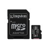 Kingston - Memory Card Canvas Select Plus (SDCS2/64GB) - Android A1 MicroSDXC, Adapter, 64GB, Class 10 / UHS-1 U3 - Black