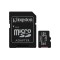 Kingston - Memory Card Canvas Select Plus (SDCS2/64GB) - Android A1 MicroSDXC, Adapter, 64GB, Class 10 / UHS-1 U3 - Black