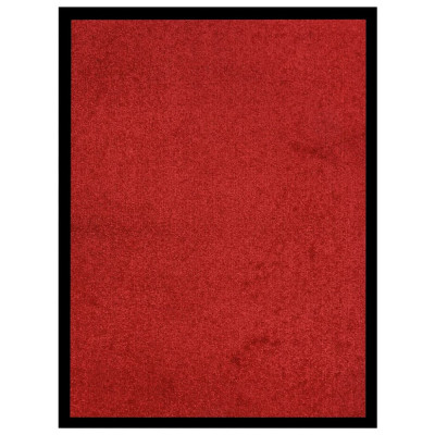 vidaXL Covoraș intrare, roșu, 60x80 cm foto