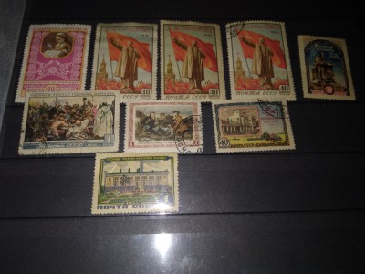 TIMBRE URSS 1956 foto