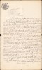 A2677N Procură a comerciantului evreu Isac Abramovici din Găiești pt reprezentare &icirc;n fața instanțelor judecătorești de rom&acirc;n din Pitești, 1912, Găești