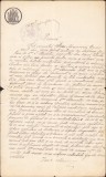 A2677N Procură a comerciantului evreu Isac Abramovici din Găiești pt reprezentare &icirc;n fața instanțelor judecătorești de rom&acirc;n din Pitești, 1912, Găești