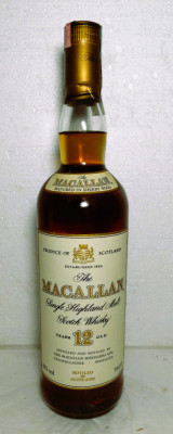 whisky Macallan YEAR 12 OLD 70 CL, 43% VOL, IMP. PALLINI (ITALY) ANI 80 foto