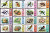 DB1 Fauna Marina Pasari Ins. Solomon 1976 16 v. MNH, Nestampilat