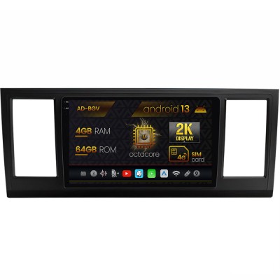 Navigatie Volkswagen Transporter Caravelle Multivan T6 (2015+), Android 13, V-Octacore 4GB RAM + 64GB ROM, 9.5 Inch - AD-BGV9004+AD-BGRKIT056V2 foto