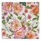 Set șervețele de Masă, 20 Buc, Imprimate, 33x33cm, 2 Straturi, Multicolor