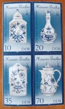 D.D.R -&#039;&#039;PORTELAN de MEISEN&#039;&#039; SERIE -BLOC DE 4--MNH LUX -NESTAMPIL.-VEZI SCAN, Nestampilat