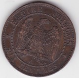 Franța 10 centimes 1855 Napoleon III &ndash; moneda A