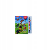 Patrula Cățelușilor. Toți cățelușii la apel. Carte de colorat cu pensule și acuarele - Paperback brosat - Nickelodeon - Litera mică