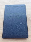 Carte de identitate pentru avocat (Baroul Ilfov, 1941) Locotenent &icirc;n uniformă de justiție militară