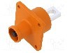Conector alimentare DC, 1,5kV, 1 pini, seria ES-250A, {{Dimensiune pin}}. DEGSON ELECTRONICS - ESS-250A-70-B-OR-00