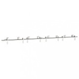 Cumpara ieftin Set piese pentru usa glisanta, argintiu, 366 cm otel inoxidabil