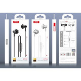 Casti Handsfree In-Ear XO-EP19, Cu microfon, 3.5 mm, Negru, Blister