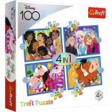 PUZZLE TREFL DISNEY 4IN1 MINUNATA LUME DISNEY, TREFL 4In1